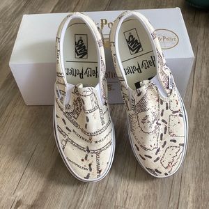Harry Potter Classic Slip-on Vans in Marauder’s Map Limited Edition